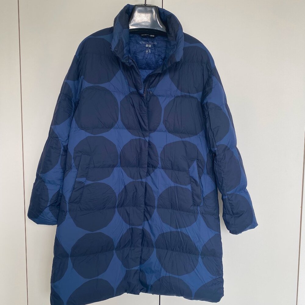 Marimekko X Uniqlo Women's Padded Down Coat, XS, Oversized